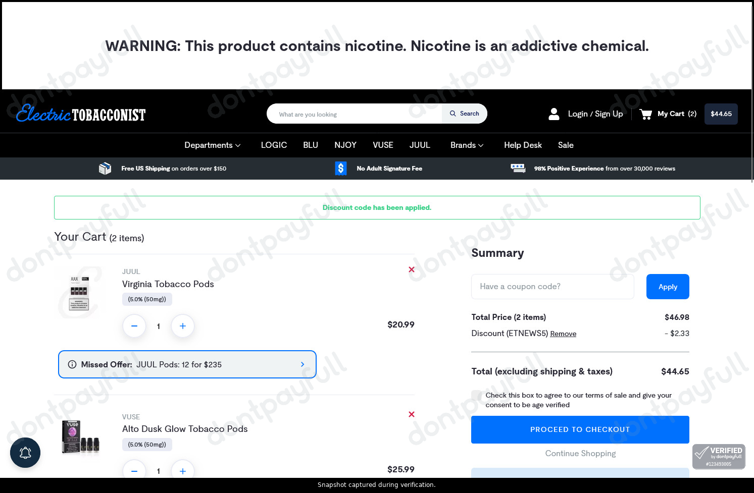 electronic cigarette company discount code 35% Off Electric Tobacconist Voucher Codes July 2026