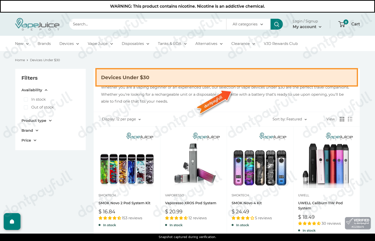 Vape Juice Depot Coupons