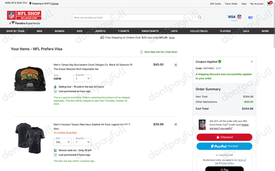 35% Off NFL Shop Coupon, Promo Codes - November 2025