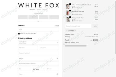 40% Off White Fox Boutique Discount Codes February 2026