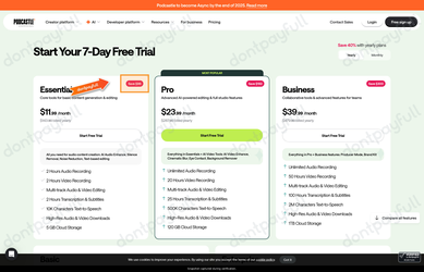 Snapshot of Async promo: '$96 Off Essentials Yearly Plan' - captured during verification by DontPayFull on 03-Jul-2026.