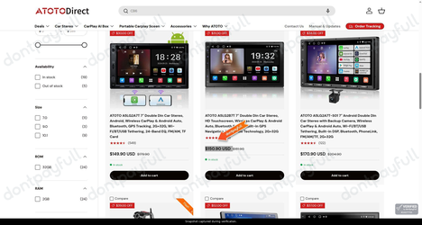 Snapshot of ATOTO promo: 'Enjoy Up to 15% Off Android Car Stereos' - captured during verification by DontPayFull on 30-Sep-2026.