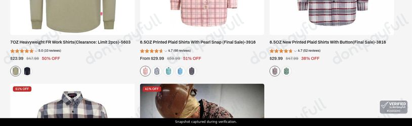 Snapshot of Bocomal promo: 'Enjoy Up to 50% Off Select Fr Workwear' - captured during verification by DontPayFull on 19-Jul-2026.