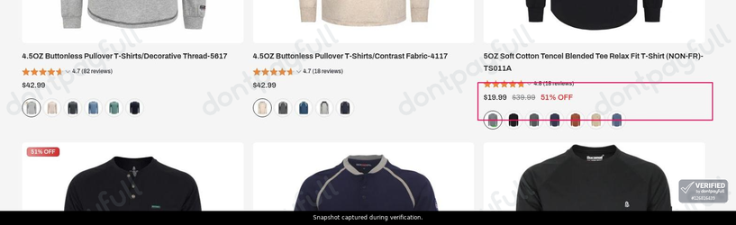 Snapshot of Bocomal promo: 'Up to 50% Off Flame Resistant Clothing' - captured during verification by DontPayFull on 24-Jul-2026.