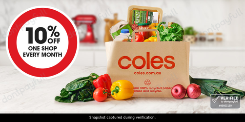 Coles Promo Codes - 20% Off Discount Code March 2026