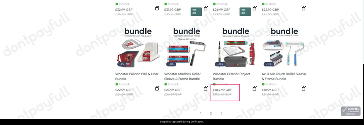 Snapshot of Decorating Centre Online promo: 'Enjoy Up to £11 Off Supplies for Your Next Project' - captured during verification by DontPayFull on 29-Jun-2026.