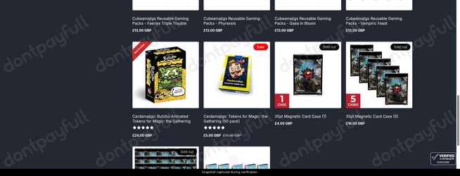 Snapshot of HIT POINT PRESS promo: 'Enjoy Up to 60% Off Select Tcg Accessories' - captured during verification by DontPayFull on 28-Jul-2026.