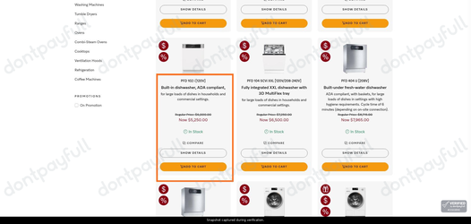 Snapshot of Miele promo: 'Up to $750 Off During The Ultimate Home Savings Event' - captured during verification by DontPayFull on 16-Aug-2026.