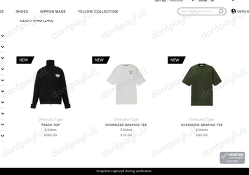 Snapshot of Onitsuka Tiger promo: 'Shop Women's Styles from £65' - captured during verification by DontPayFull on 11-Jun-2026.