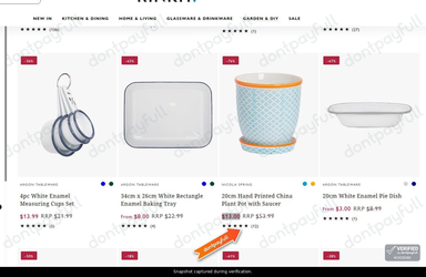 Snapshot of Rinkit promo: 'Enjoy Up to 75% Off Gardening Tools and Accessories' - captured during verification by DontPayFull on 29-Sep-2026.