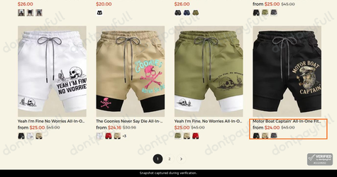 Snapshot of Salt Roam - Mickioy promo: 'Save up to 45% on Casual Shorts' - captured during verification by DontPayFull on 22-Oct-2026.