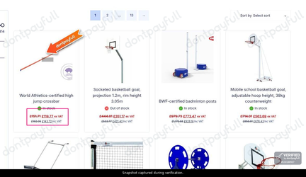 Snapshot of Sportsafe promo: 'Save up to 20% on Select Sodex Gear' - captured during verification by DontPayFull on 27-Sep-2026.