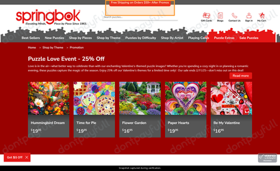Springbok Coupon Codes - 30% Off Promo Code Aug 2026