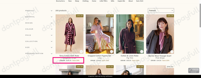 Snapshot of TBCO promo: 'Up to 20% Off Bestsellers' - captured during verification by DontPayFull on 07-Sep-2026.