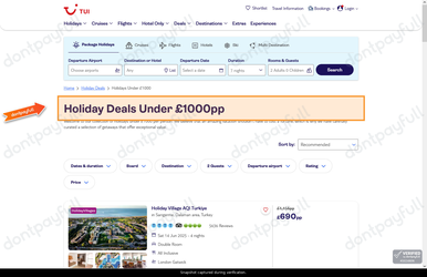 Tui Code TUI Discount Codes - 15% Off Promo Code July 2026