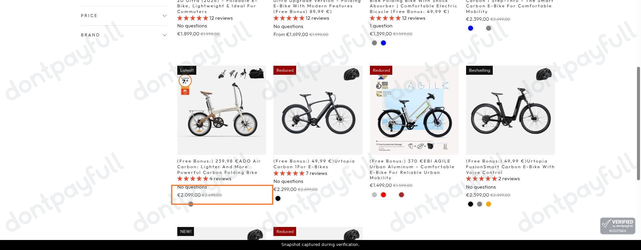 Snapshot of Twopoint promo: 'Save up to €600 on E-bikes for Trekking and Touring' - captured during verification by DontPayFull on 07-Sep-2026.
